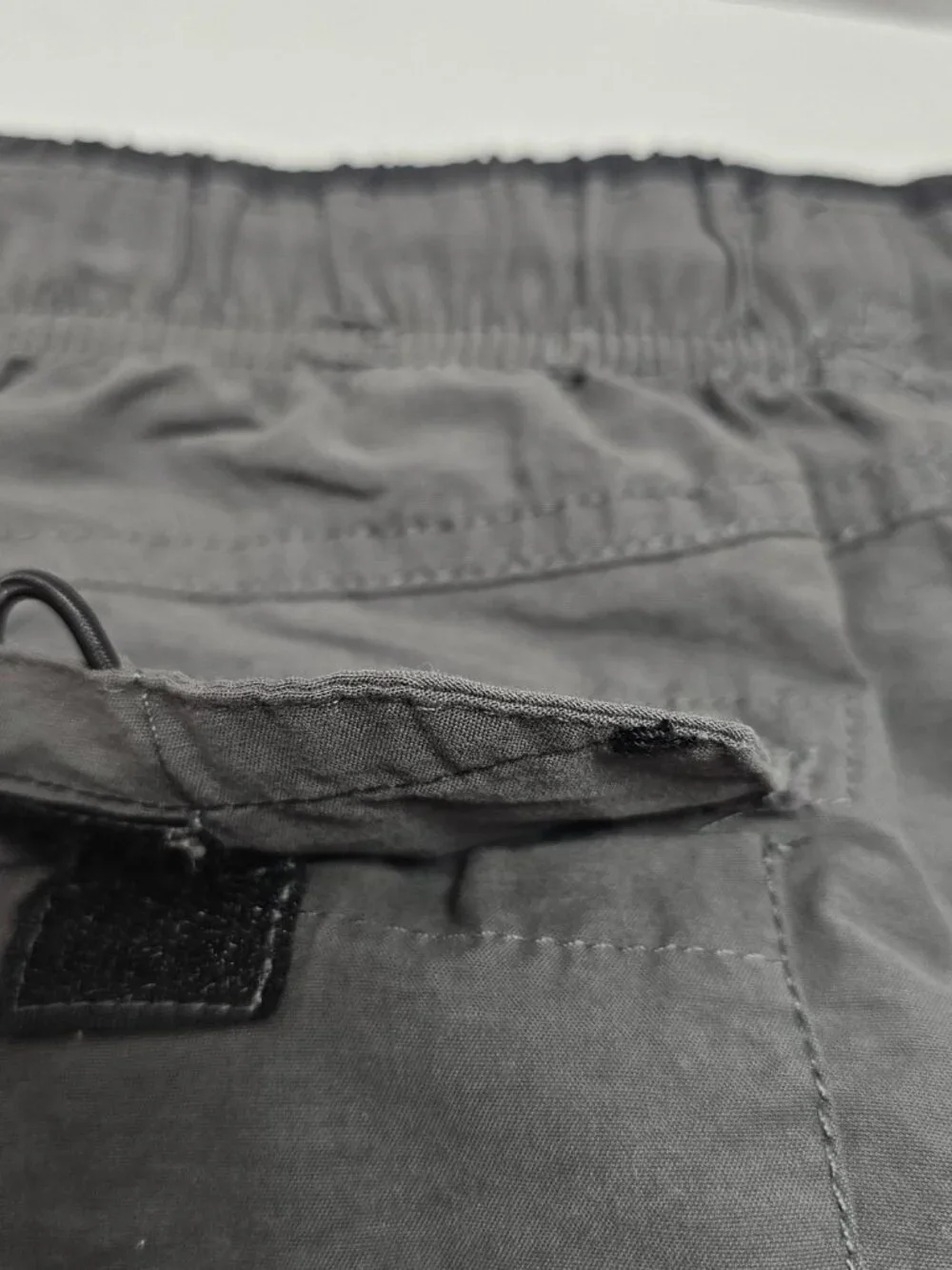 New Youth Teen Boys Univibe Gray Black Drawstring Cargo Shorts Pockets 16